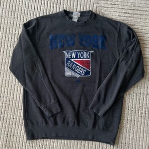 Vintage Majestic Rangers crew neck sweatshirt
